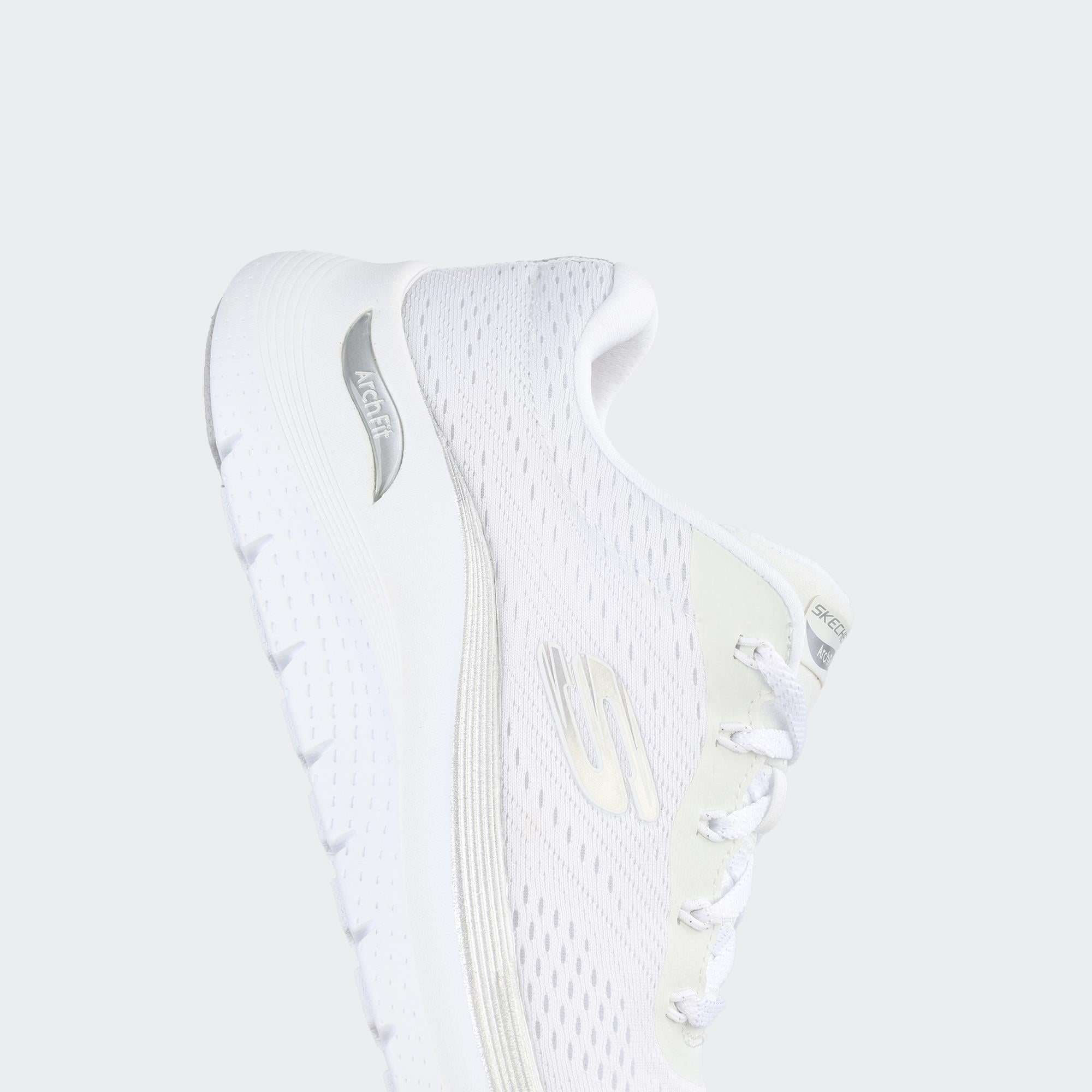 Skechers-Skechers Arch Fit 2.0-Glow The Distance Kadın Beyaz Sneaker Ayakkabı-Sneaker-150067WSL