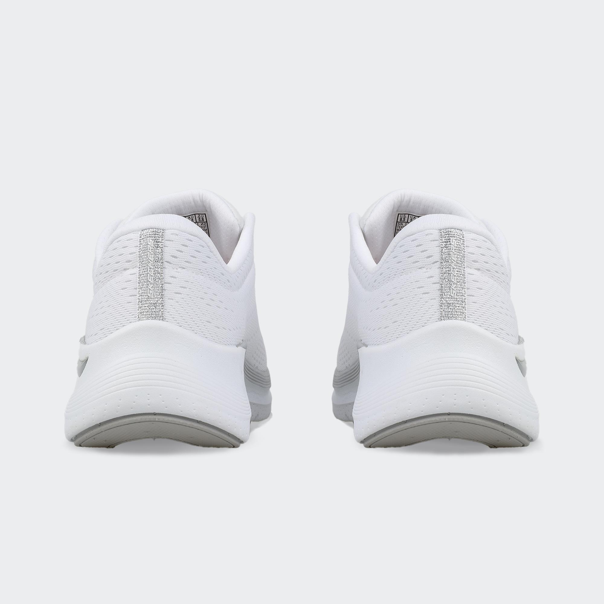 Skechers-Skechers Arch Fit 2.0-Glow The Distance Kadın Beyaz Sneaker Ayakkabı-Sneaker-150067WSL