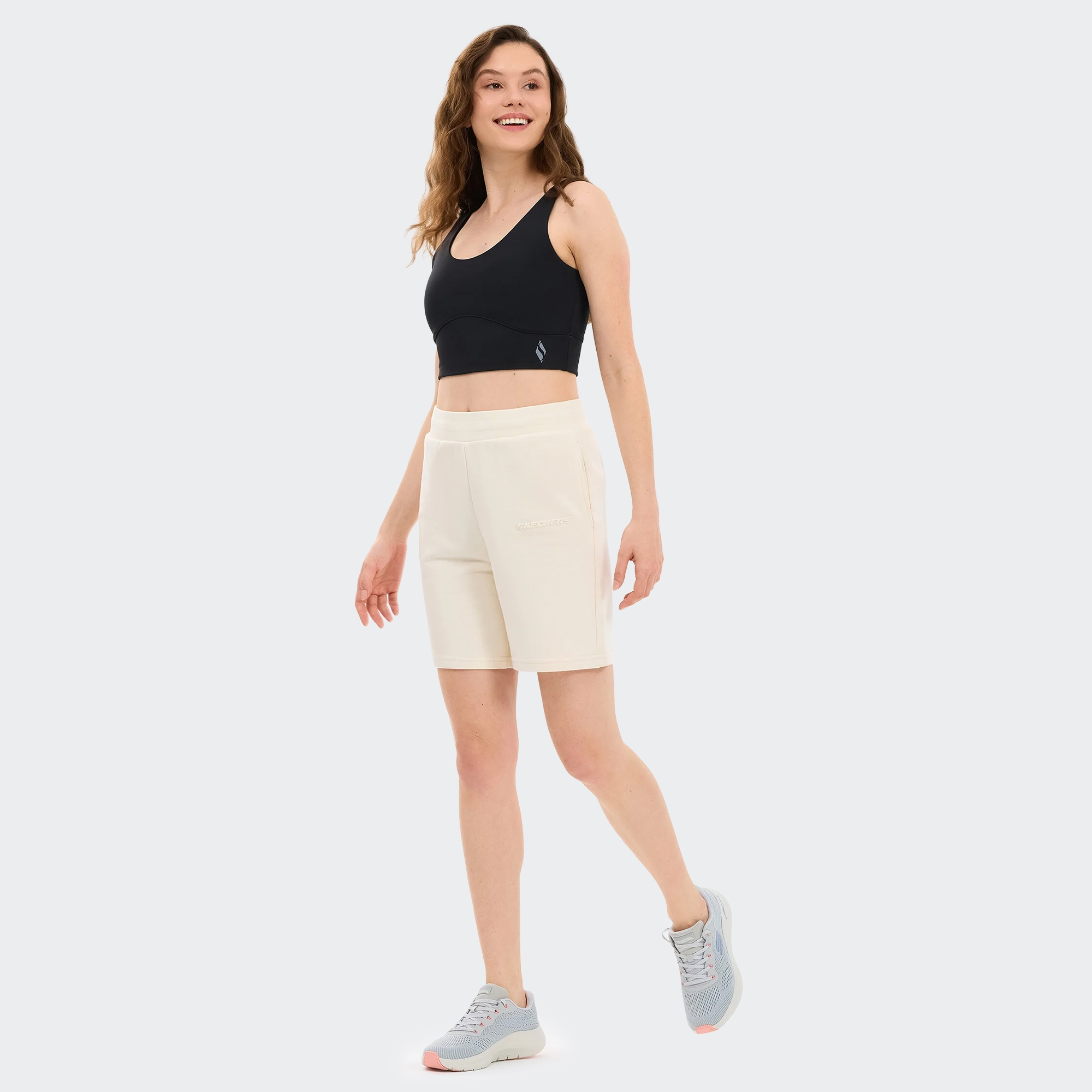 Skechers-W Essential 5 Inch Sweat Short-Şort-S2610001-3855XS