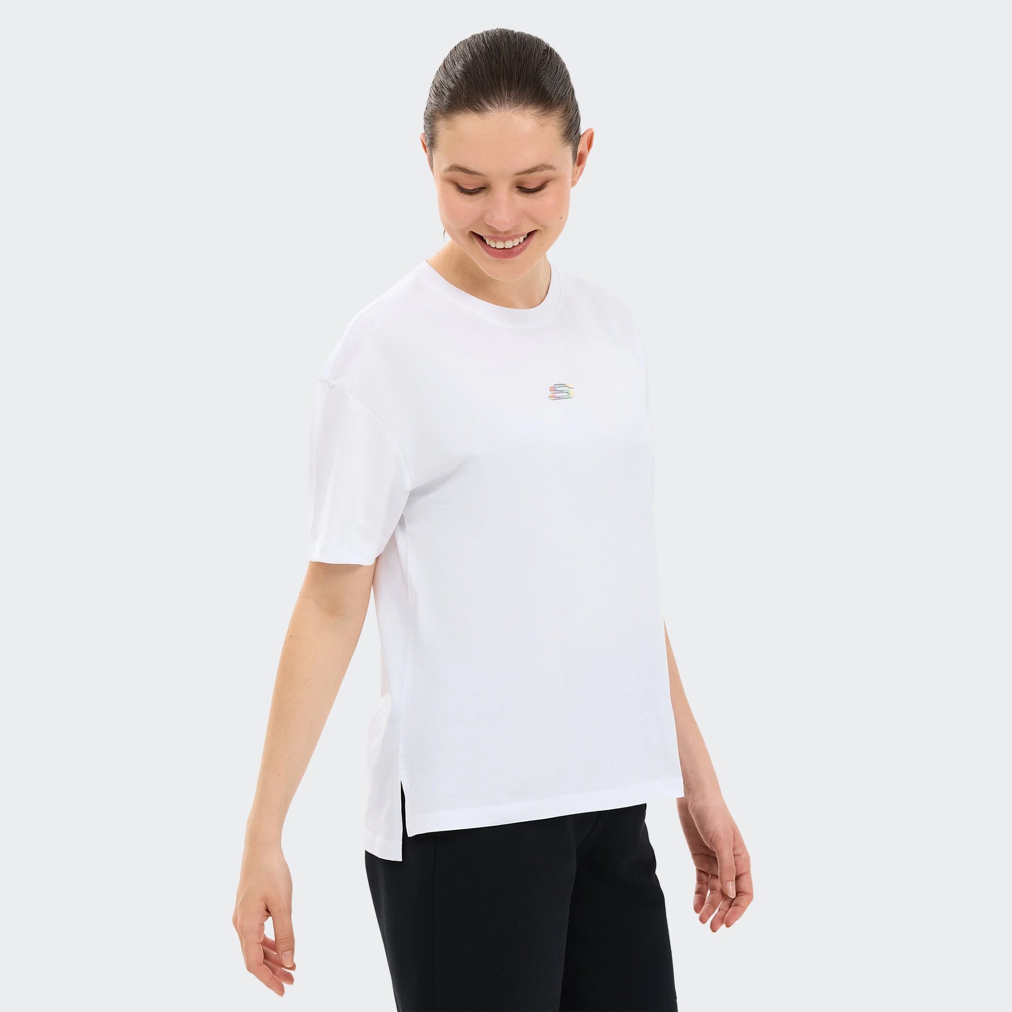 Skechers-W Graphic T-Shirt Short Sleeve T-Shirt-T-Shirt-S2610017-2325L