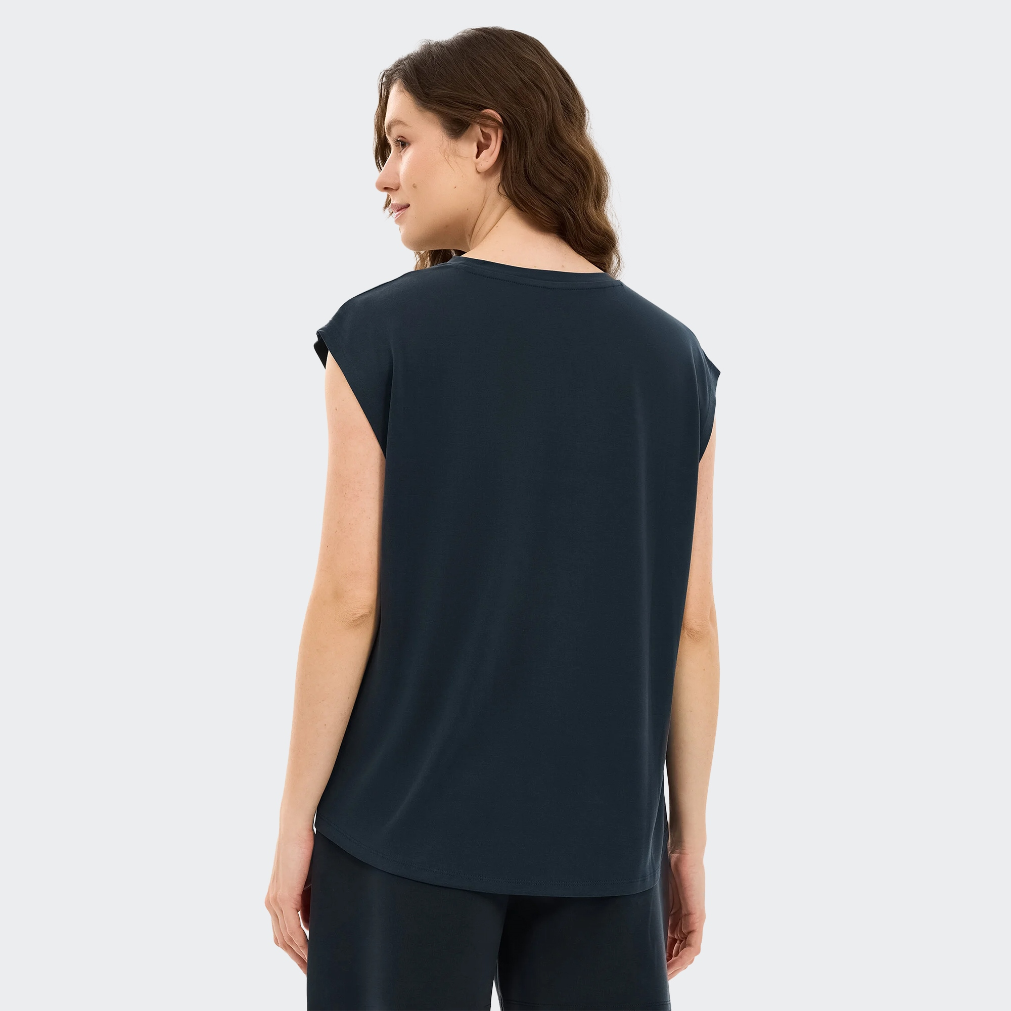 Skechers-W Soft Touch Loose Fit T-Shirt-T-Shirt-S2610047-3817