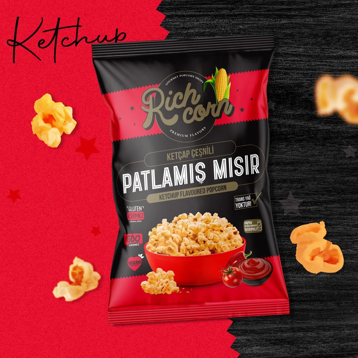 Richcorn Tuzlu Atıştırmalık Popcorn Tanışma Paketi