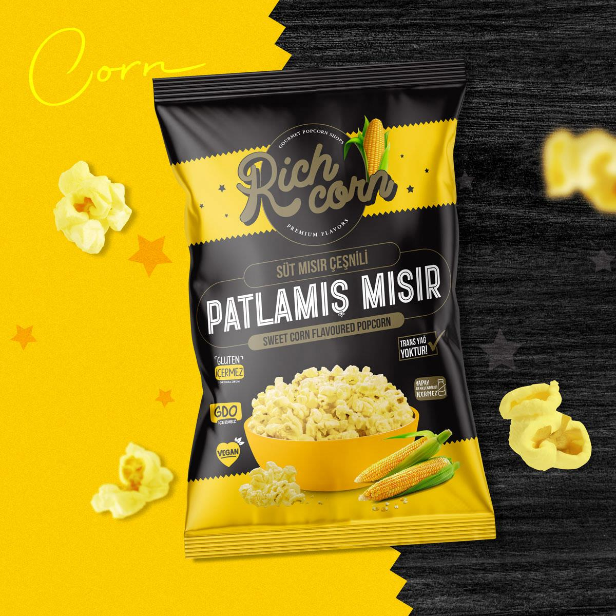 Richcorn Tuzlu Atıştırmalık Popcorn Tanışma Paketi
