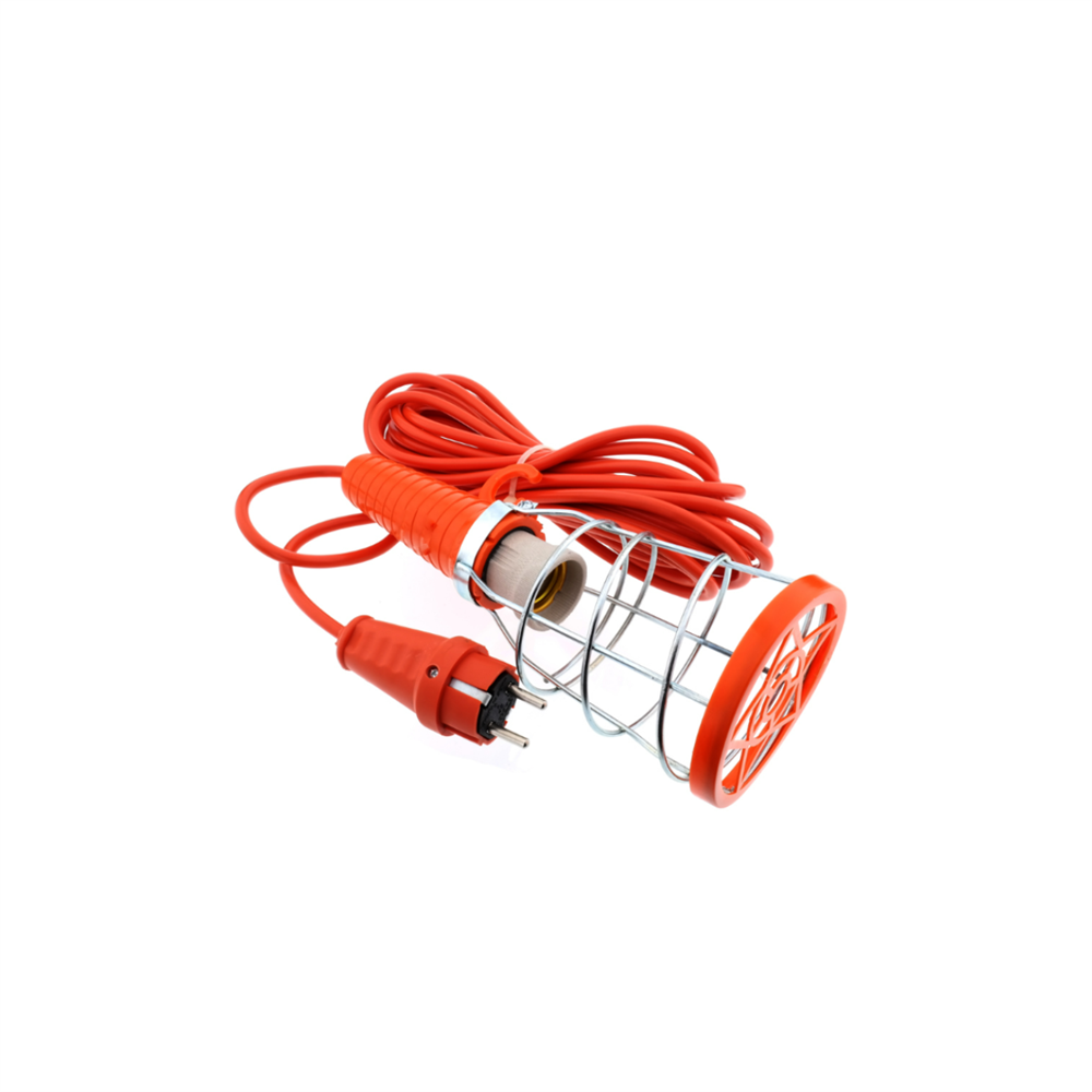 E27 Duylu Seyyar Lamba Baladoz 220 Volt 7,5 Metre Kablolu