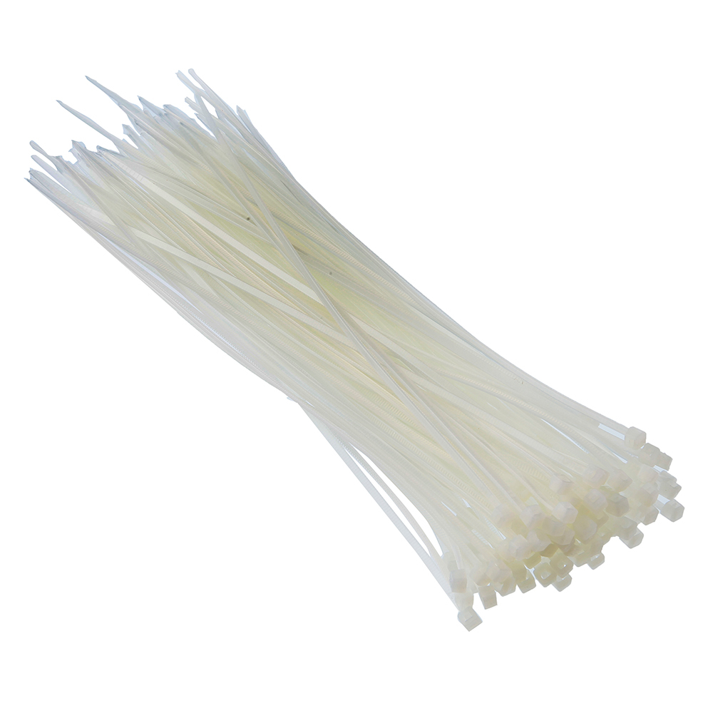 Kablo Bağı Cırt Kelepçe 200 Mm X 2.5 Mm Beyaz 50 Adet