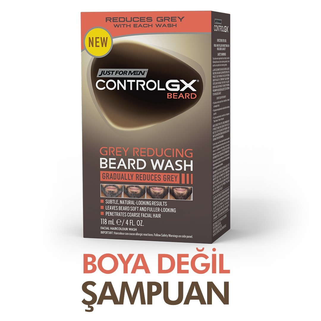 Control GX Gri Azaltıcı Sakal Bıyık Yıkama Şampuanı
