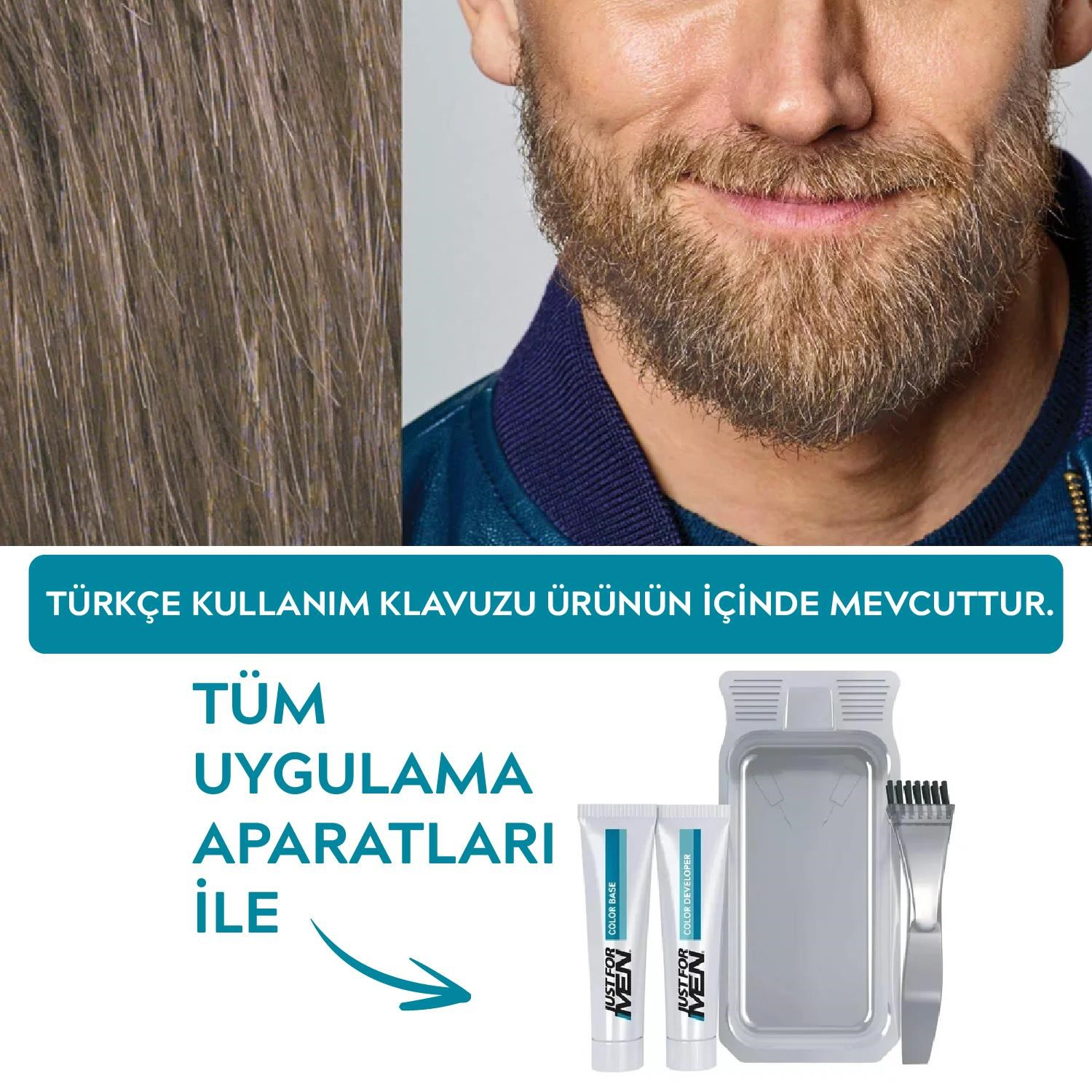 Sakal & Bıyık Boyası Açık Kahve