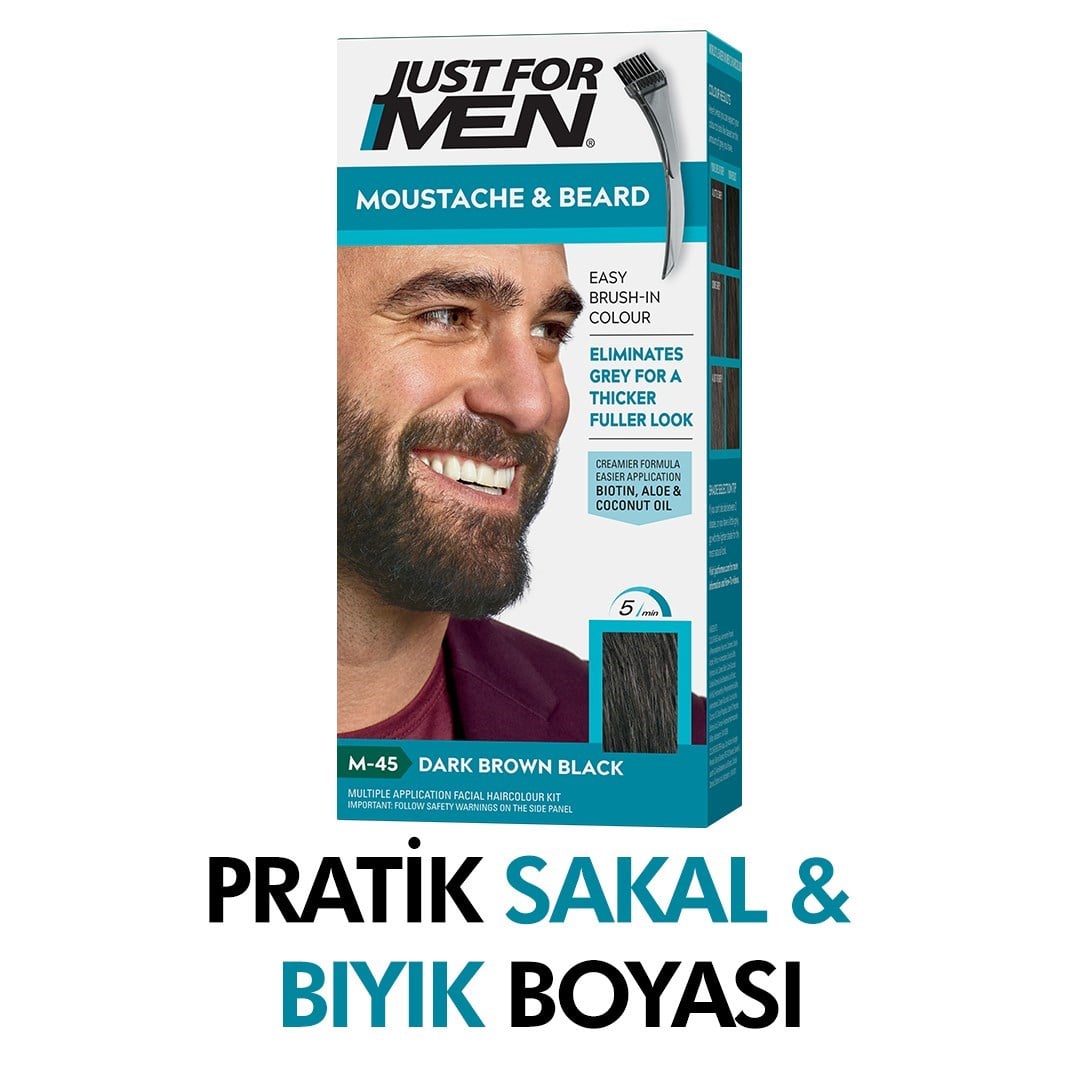 Sakal & Bıyık Boyası Koyu Kahve Siyah