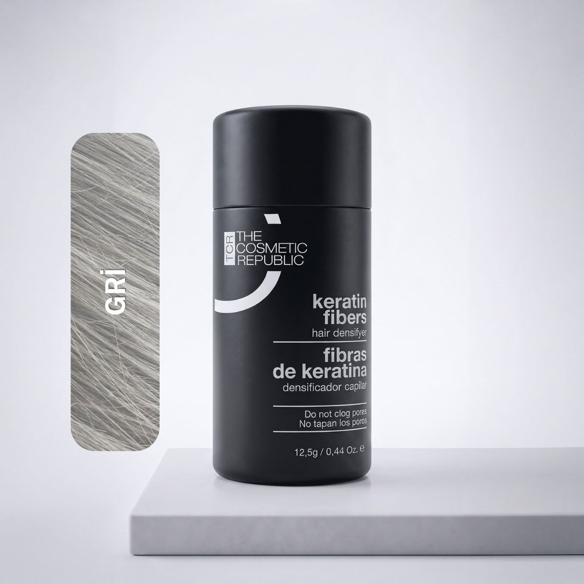 The Cosmetic Republic Dolgunlaştırıcı Keratin Saç Fiberi 12,5 gr – Gri