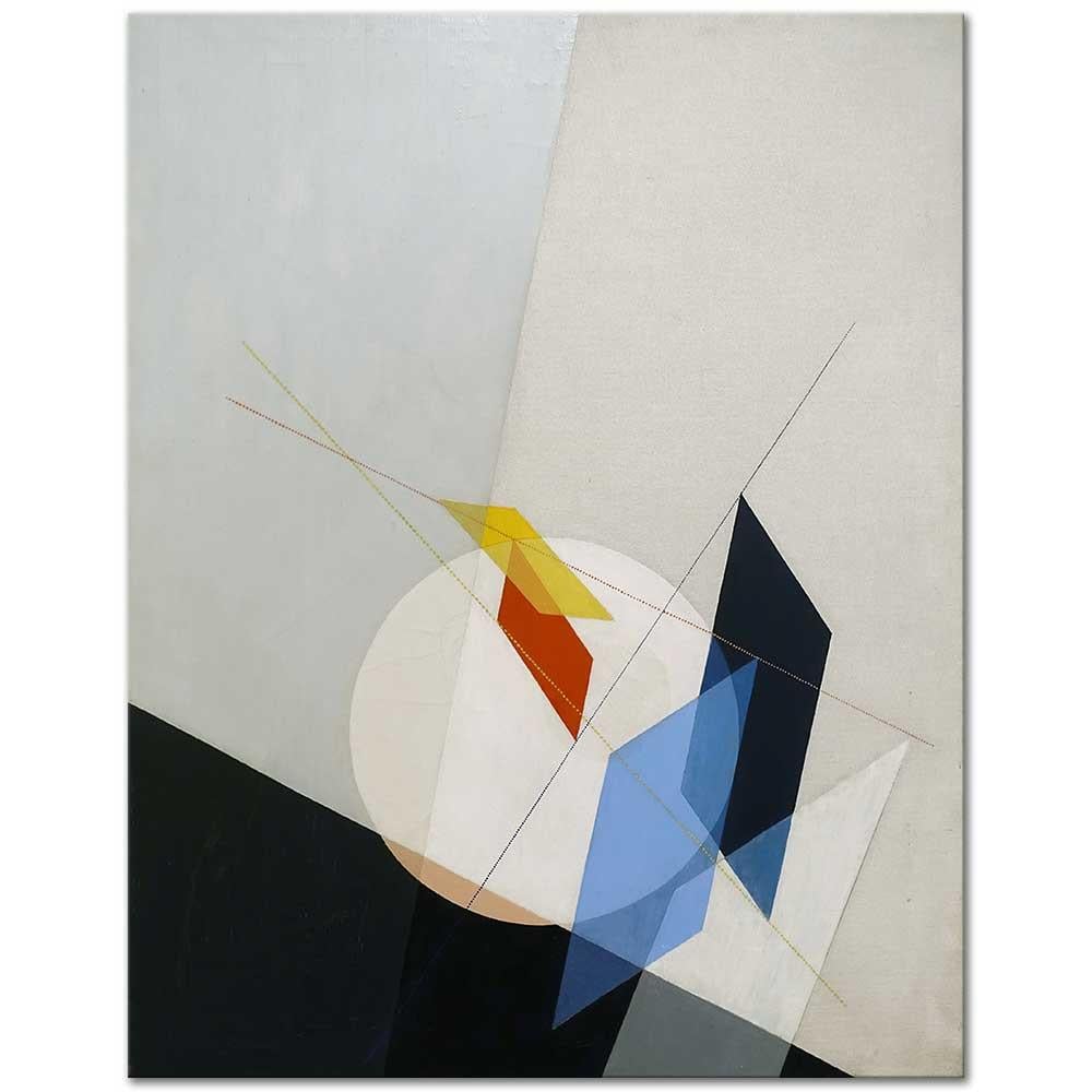 Laszlo Moholy-Nagy A 18 Kanvas Tablo