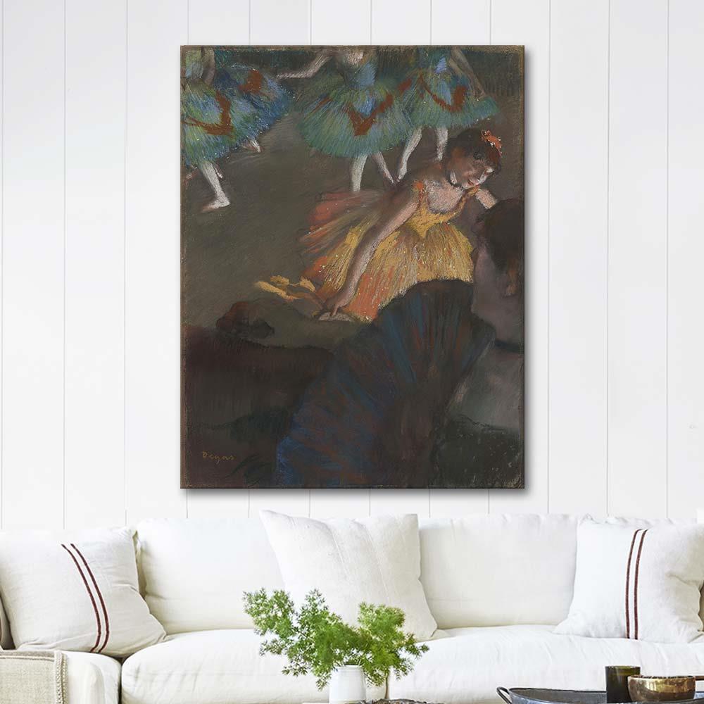 Edgar Degas Locadan Balerine Bakış Kanvas Tablo