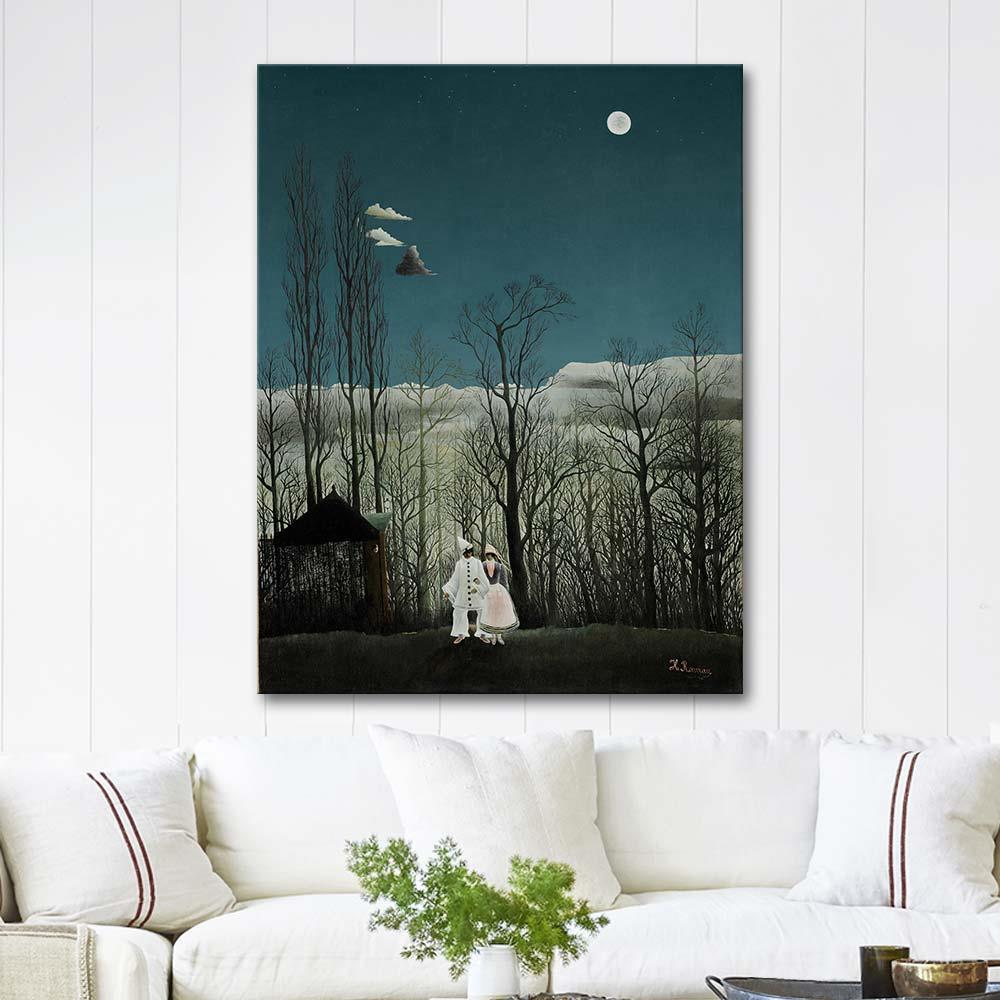 A Carnival Evening by Henri Rousseau as Art Print