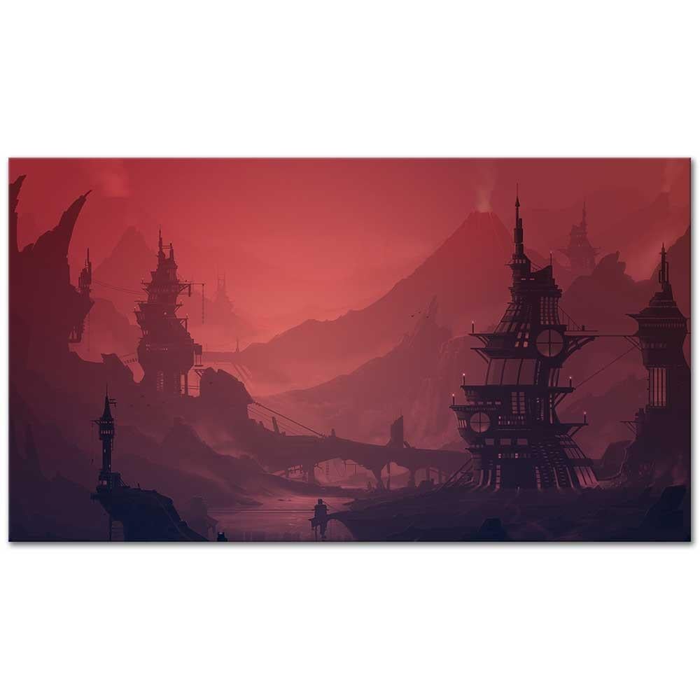 A Castle Illustration as Art Print