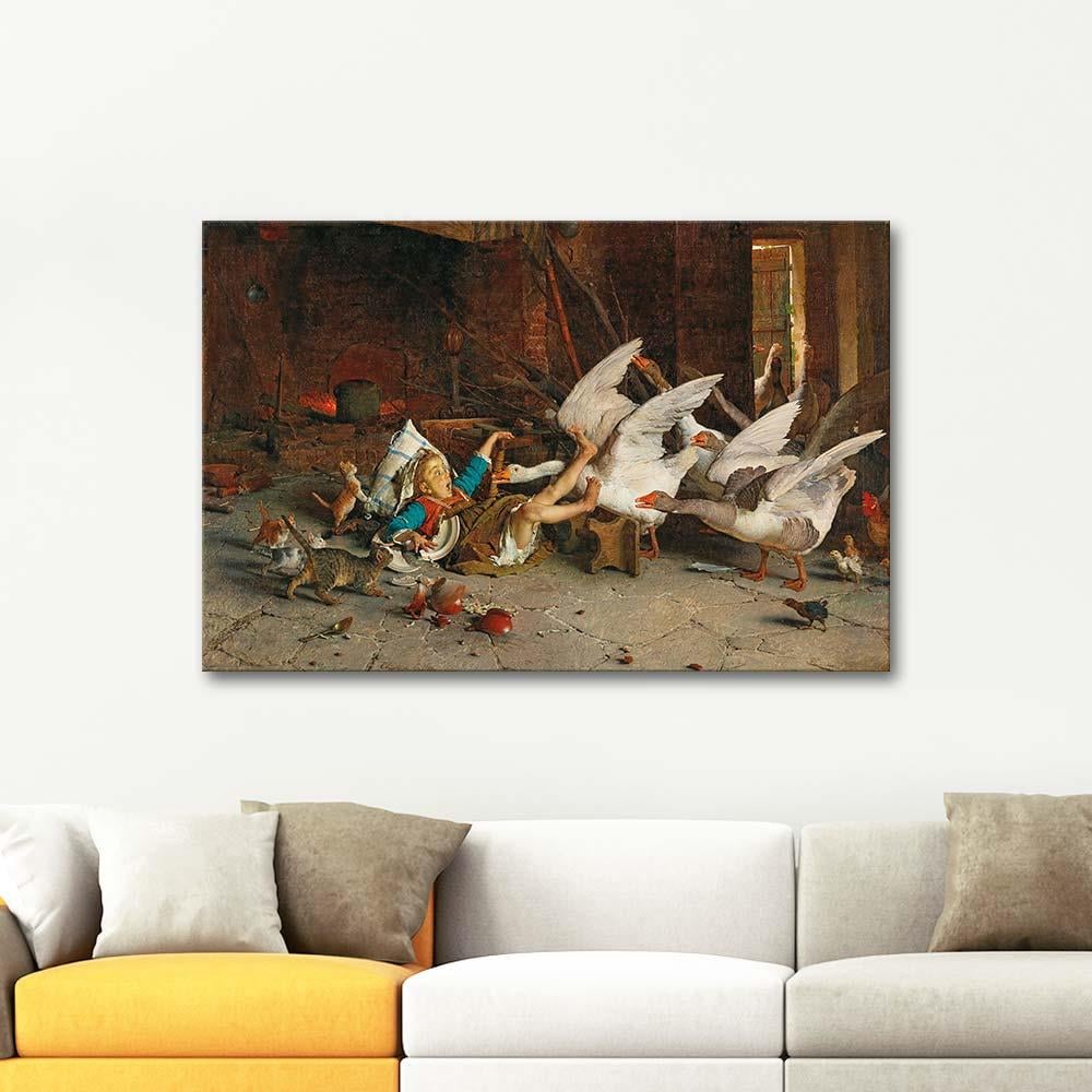 A Catastrophe by Gaetano Chierici as Art Print