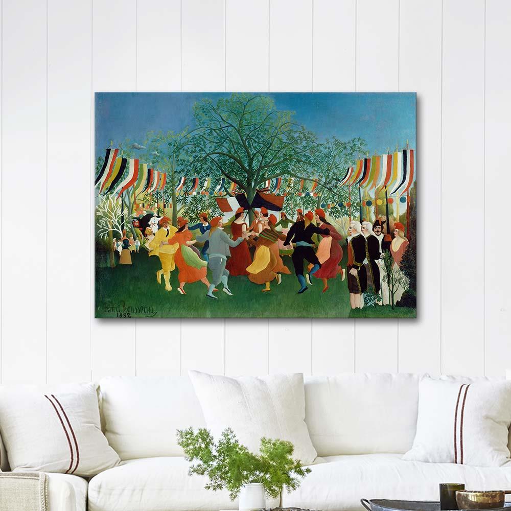 A Centennial of Independence by Henri Rousseau as Art Print
