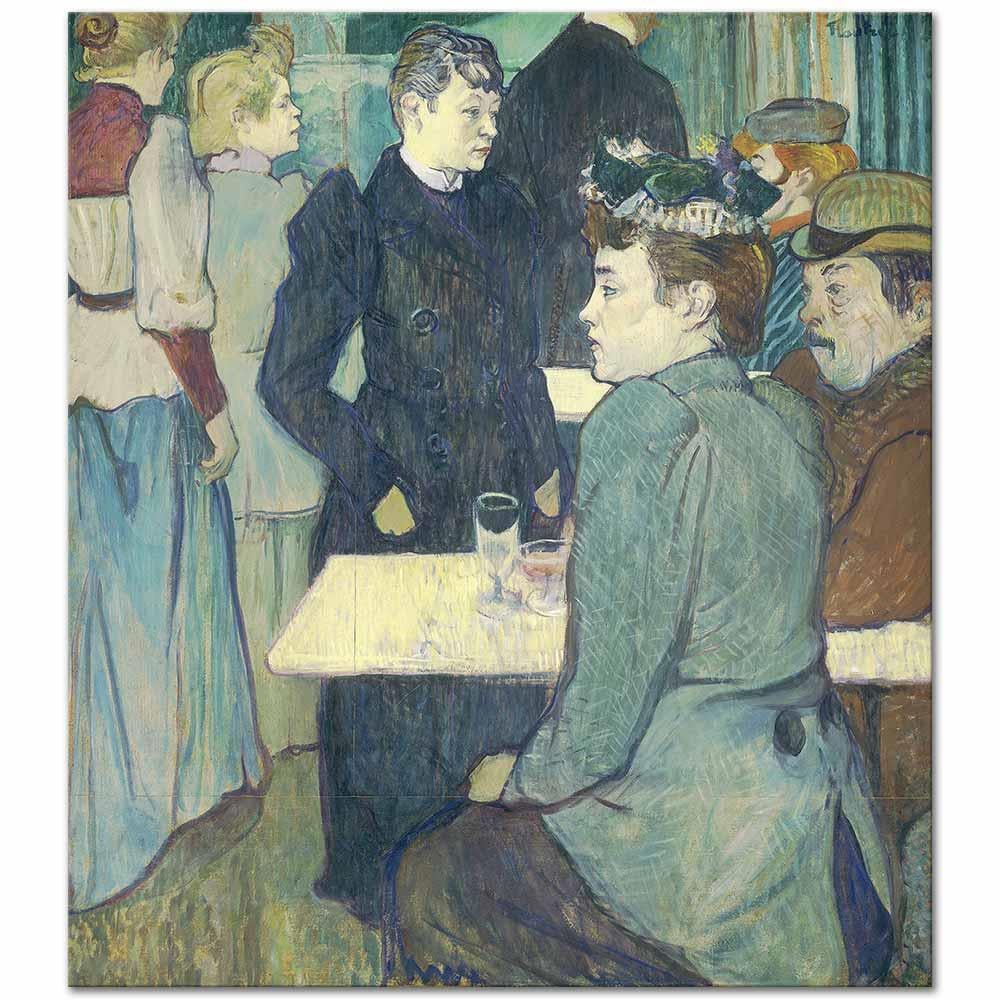 A Corner of the Moulin de la Galette by Henri de Toulouse-Lautrec