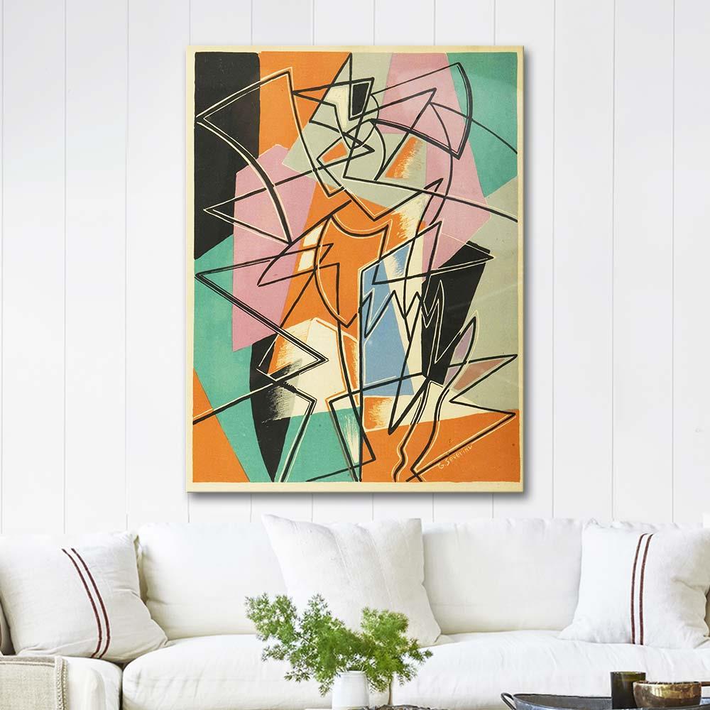 Gino Severini Bir Dansçı Kanvas Tablo
