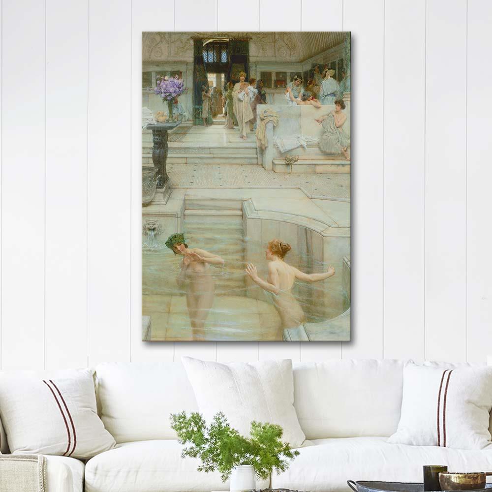 Sir Lawrence Alma Tadema Gözdelerin Geleneği Kanvas Tablo