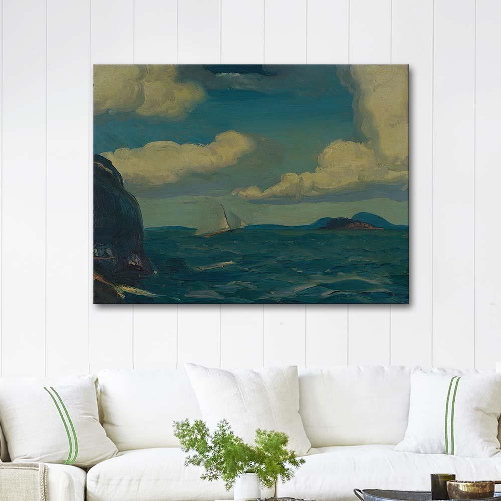 A Fresh Breeze by George Wesley Bellows as Art Print