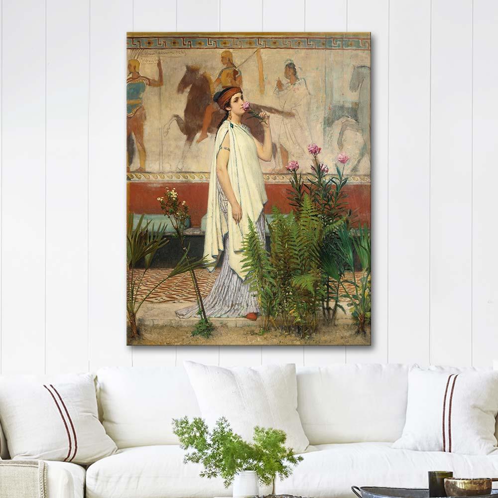 A Greek Woman by Sir Lawrence Alma-Tadema as Art Print