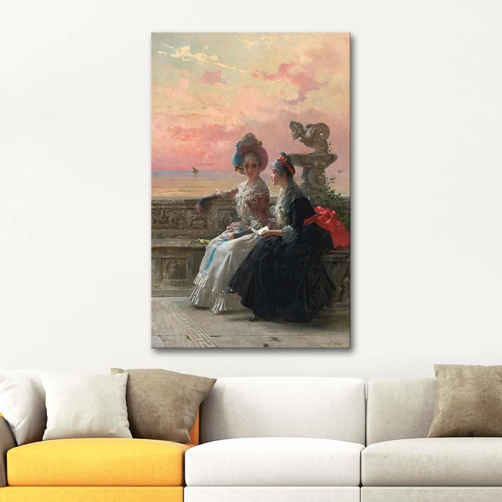 A Shared Secret by Vittorio Matteo Corcos as Art Print