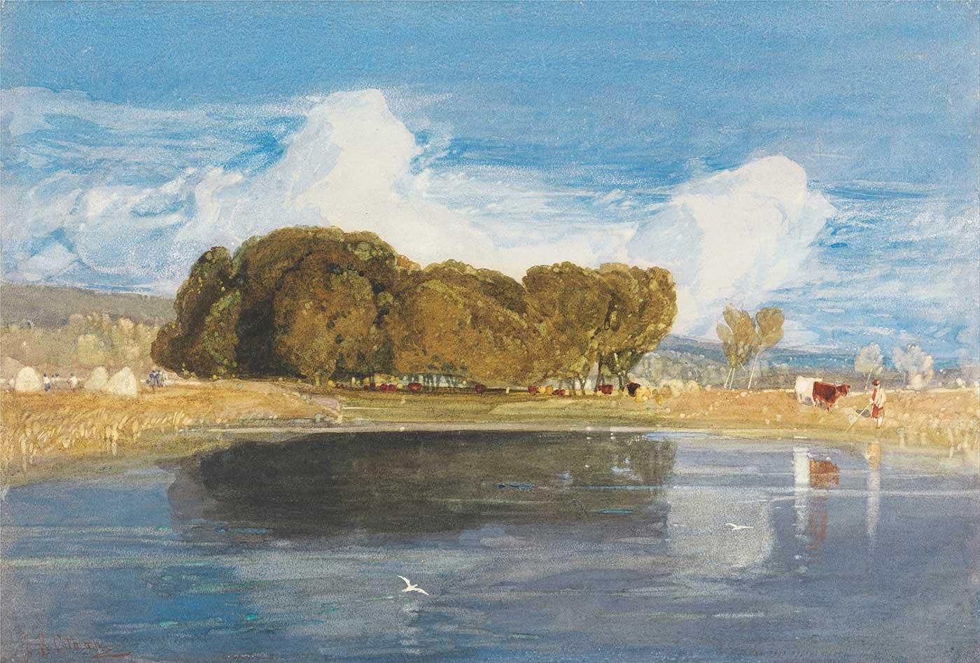 John Sell Cotman Güneşli Gün Kanvas Tablo