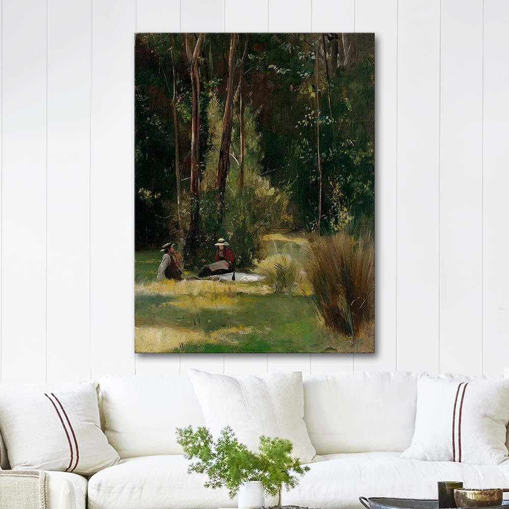 A Sunday Afternoon by Tom Roberts as Art Print