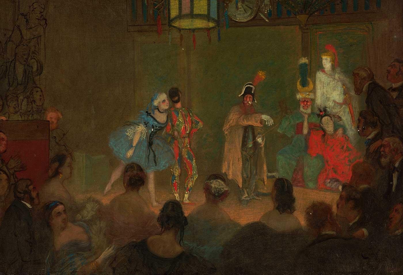 A Theatrical Evening at Prince Napoléon's House by James Tissot