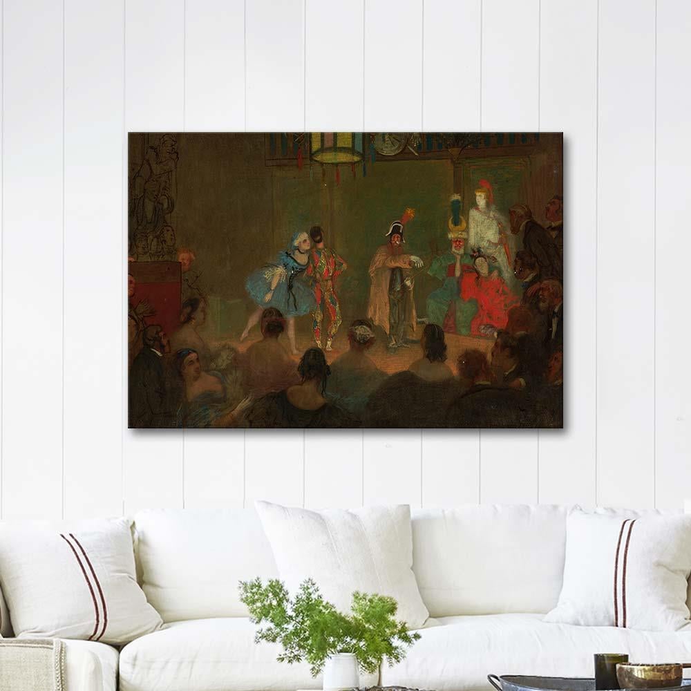 A Theatrical Evening at Prince Napoléon's House by James Tissot as Art Print