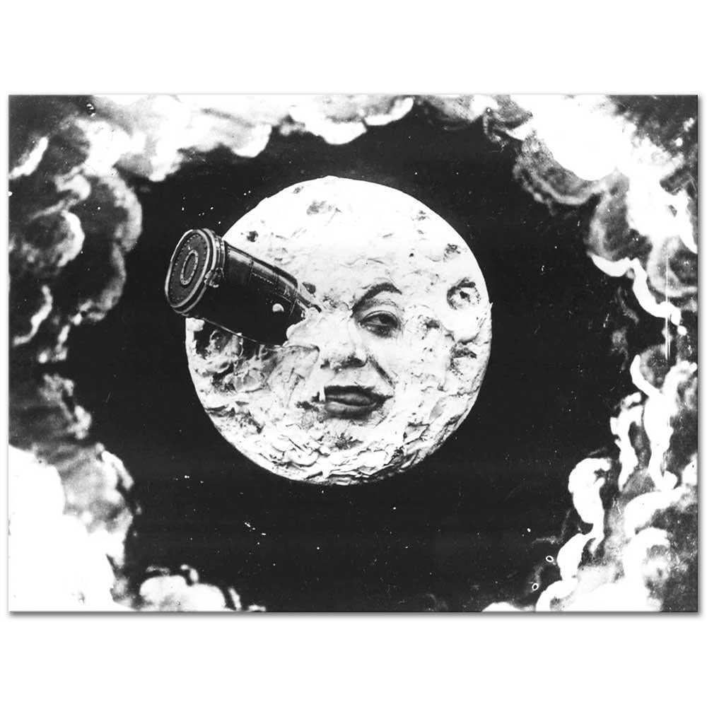 A Trip to the Moon as Art Print