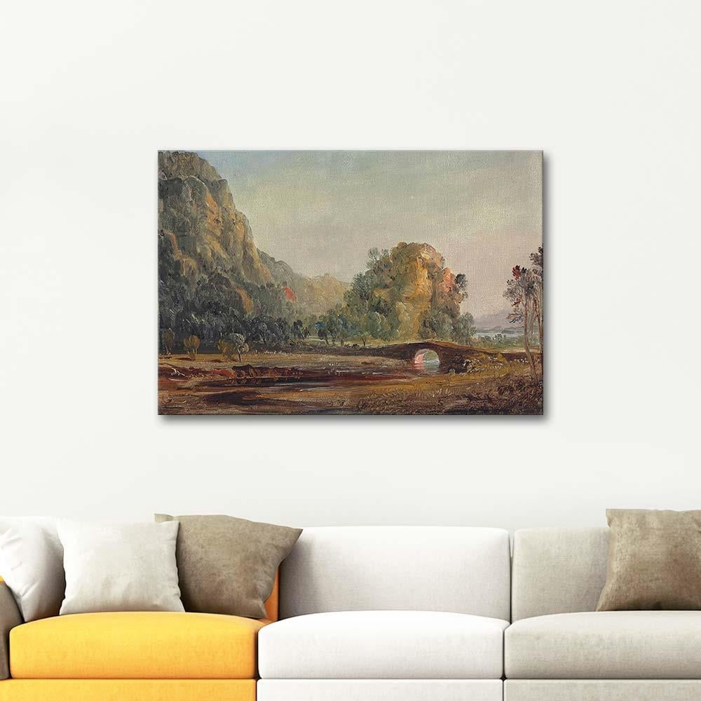 Francis Danby Killarney'e Bakış Kanvas Tablo