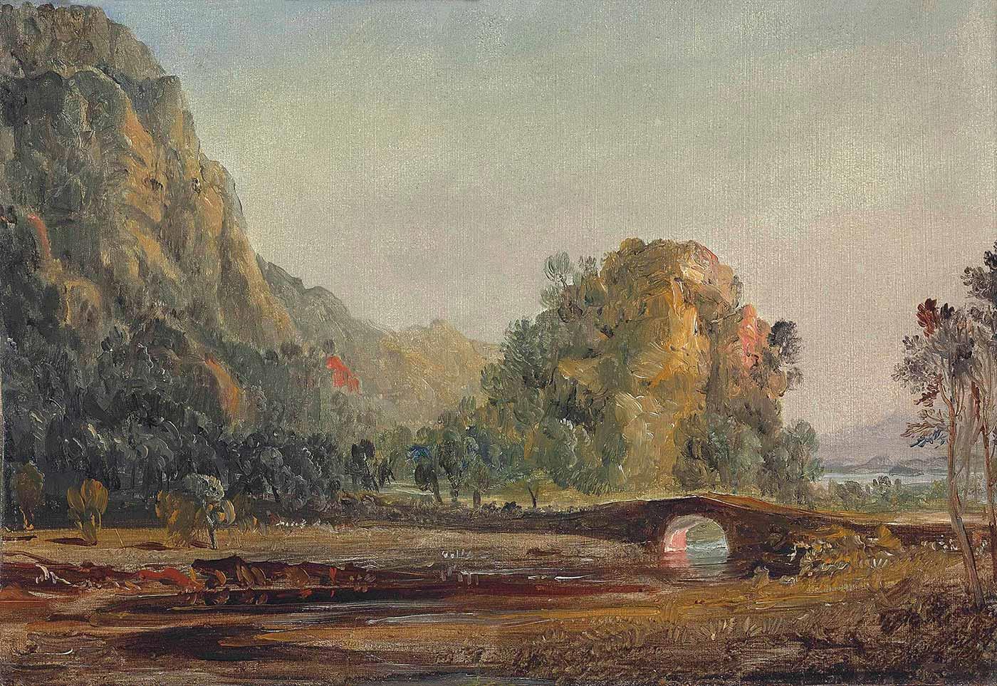 Francis Danby Killarney'e Bakış Kanvas Tablo