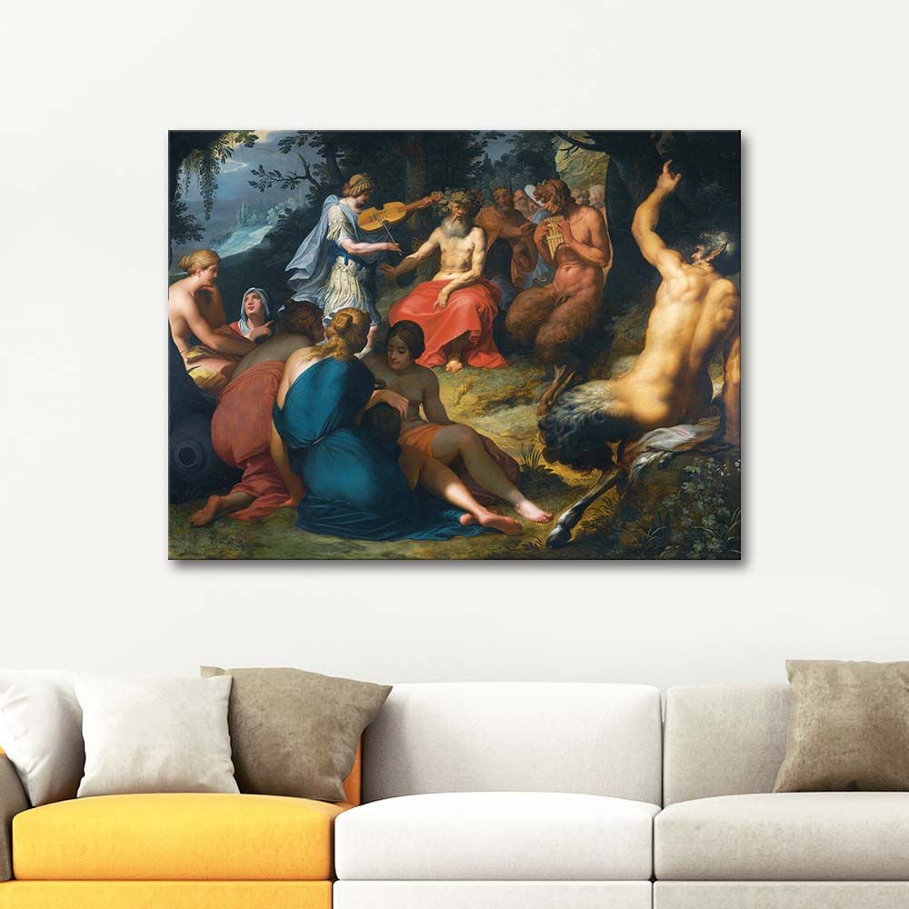 Abraham Janssens The Judgement Of Midas Art Print