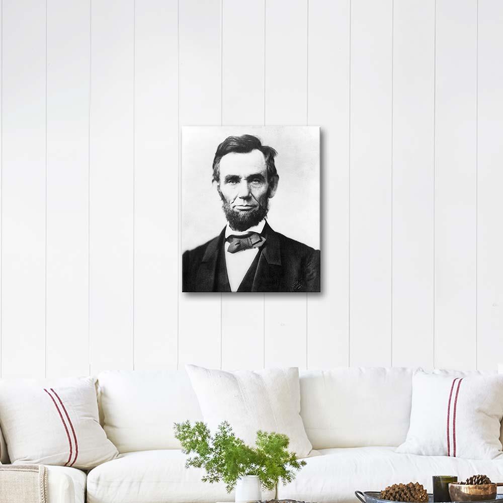 Abraham Lincoln Portresi Kanvas Tablo