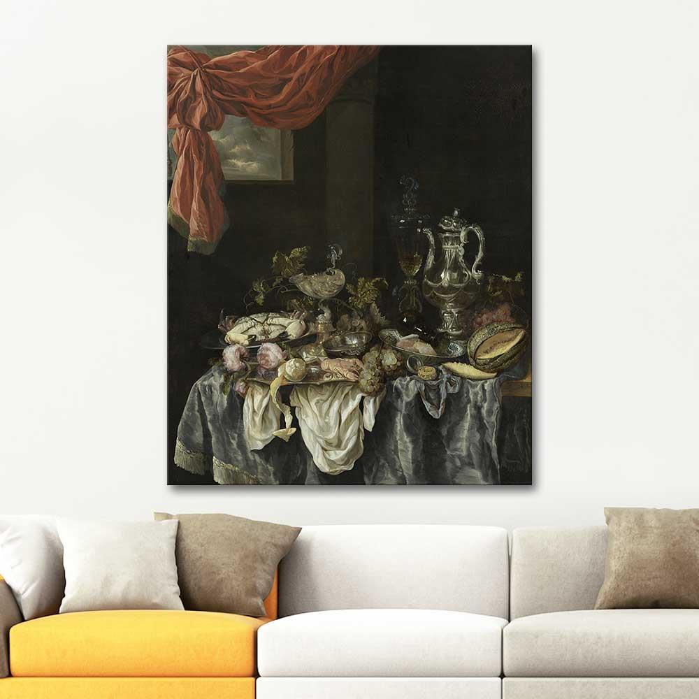 Abraham Hendrick van Beijeren Görkem Kanvas Tablo