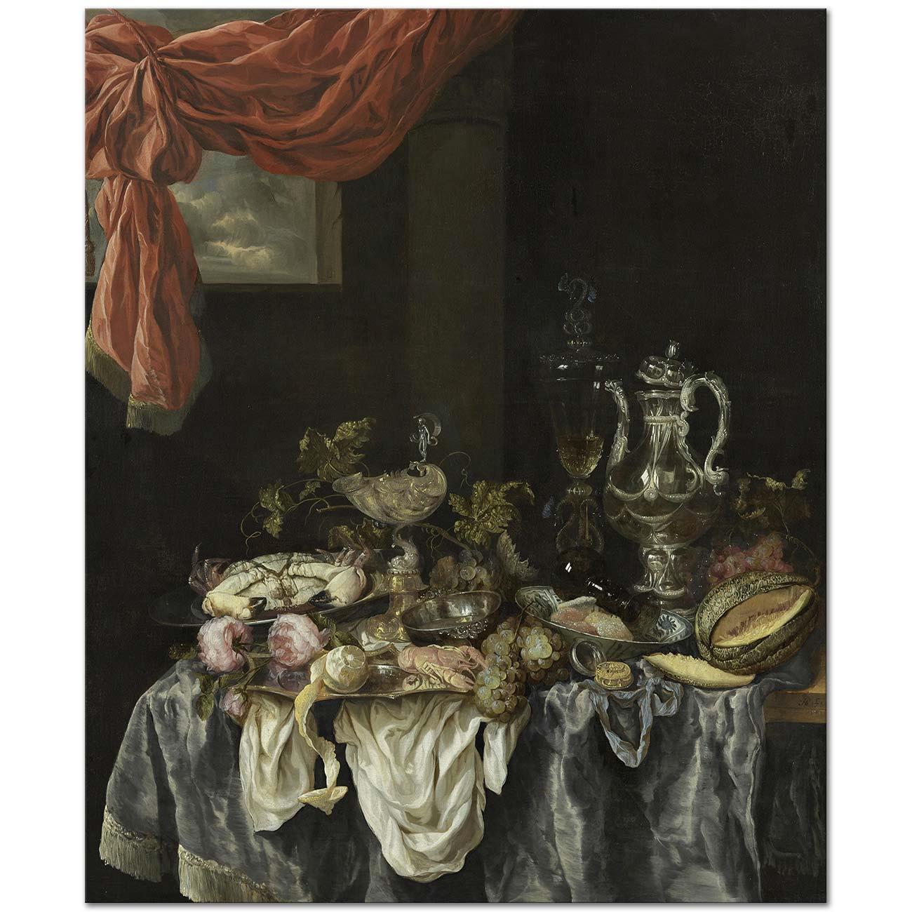 Abraham Hendrick van Beijeren Görkem Kanvas Tablo
