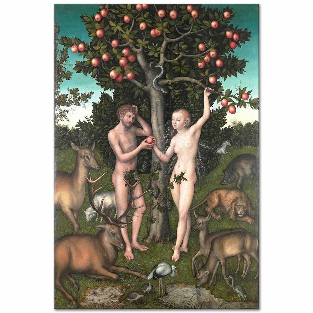 Adam and Eva by Lucas Cranach