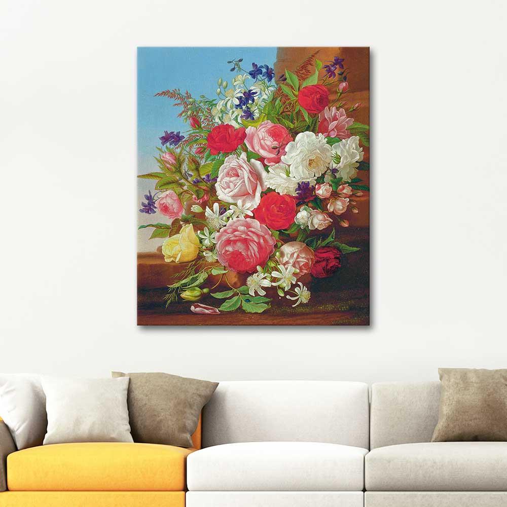 Adelheid Dietrich Still Life with Flowers Bouquet Art Print