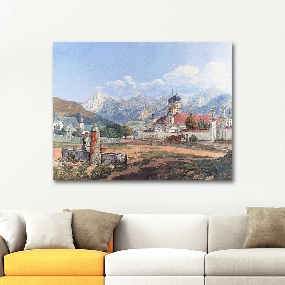 Admont by Jakob Alt as Art Print