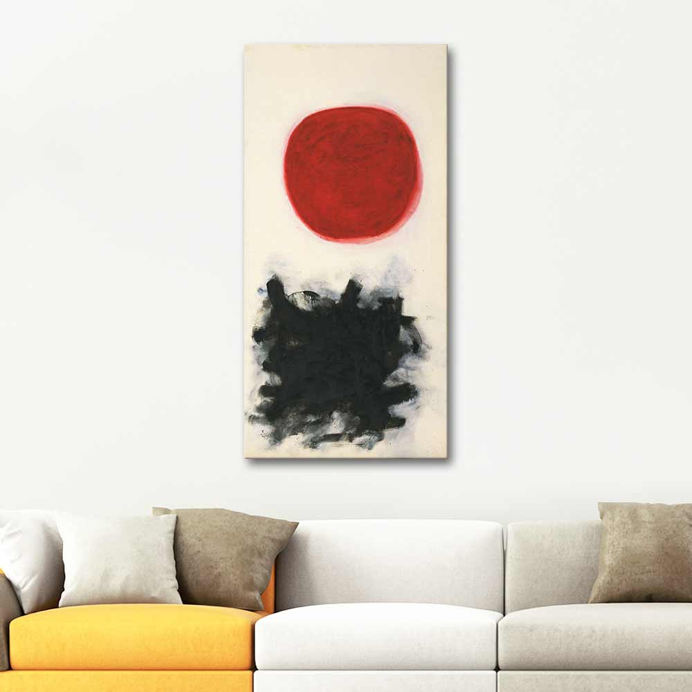 Adolph Gottlieb Üfleyiş Kanvas Tablo