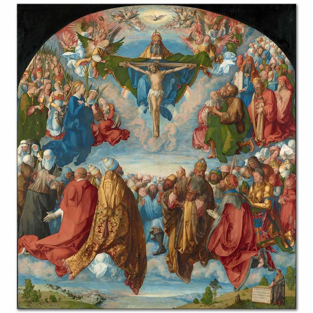 Adoration of the Holy Trinity by Albrecht Dürer