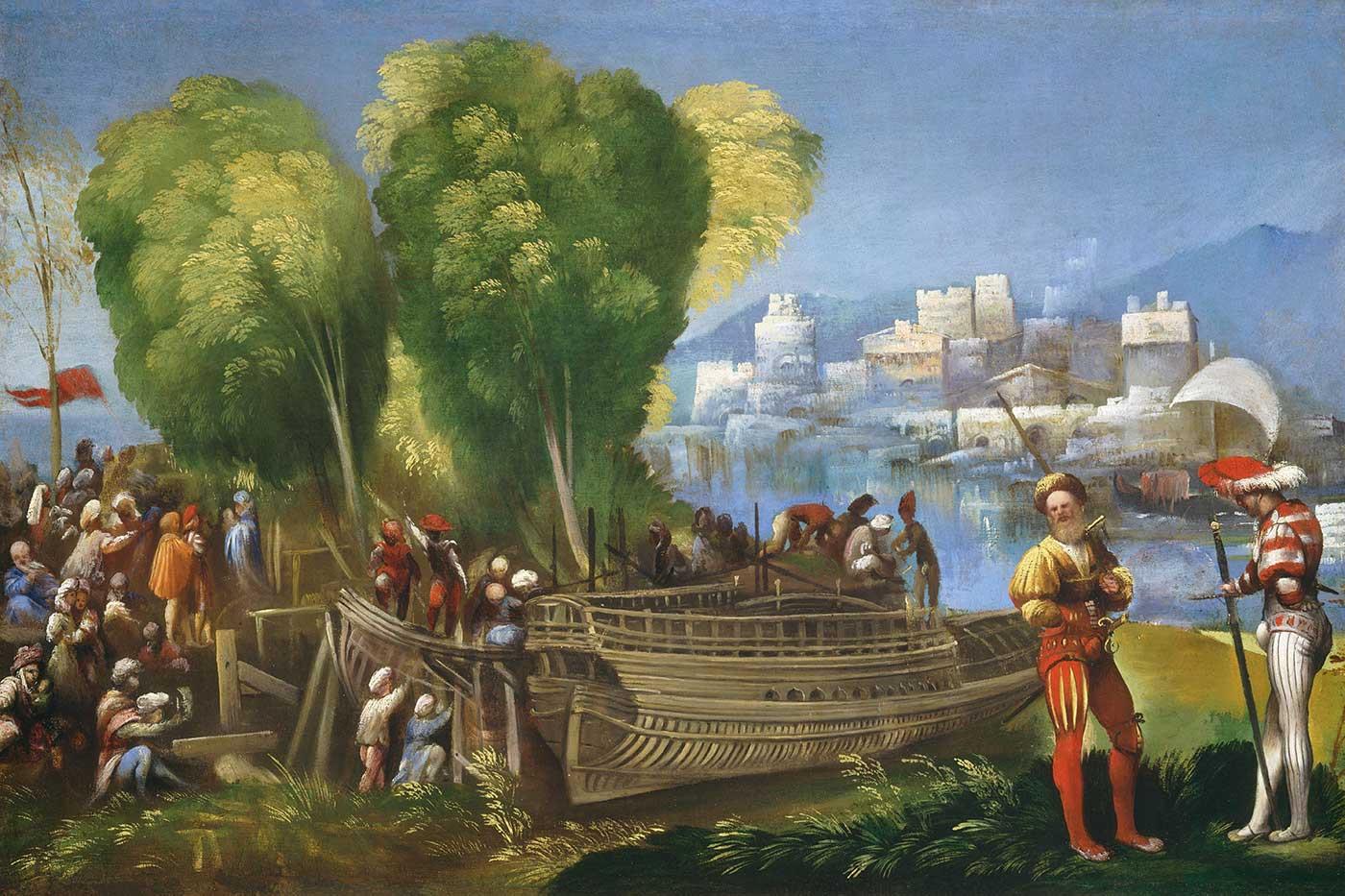 Aeneas and Achates on the Libyan Coast by Dosso Dossi