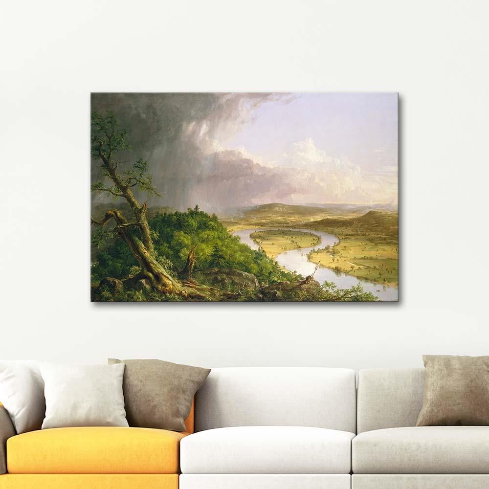 After a Thunderstrom The Oxbow by Thomas Cole as Art Print