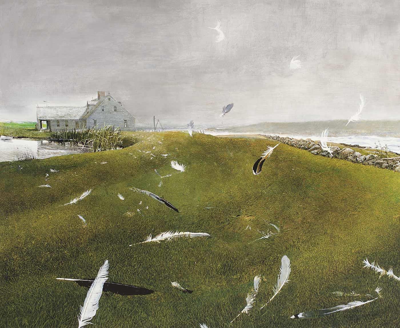 Andrew Wyeth Havadan İniş Kanvas Tablo