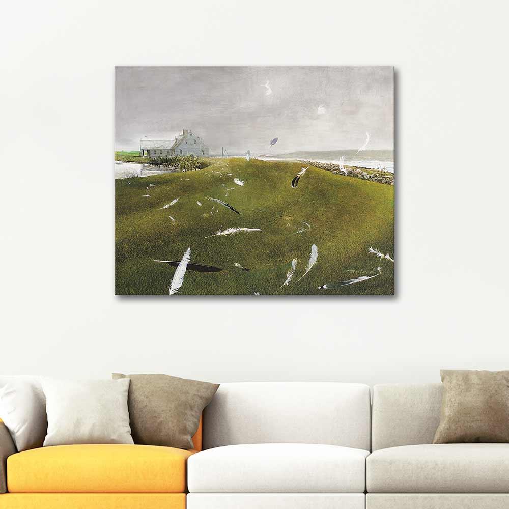 Andrew Wyeth Havadan İniş Kanvas Tablo