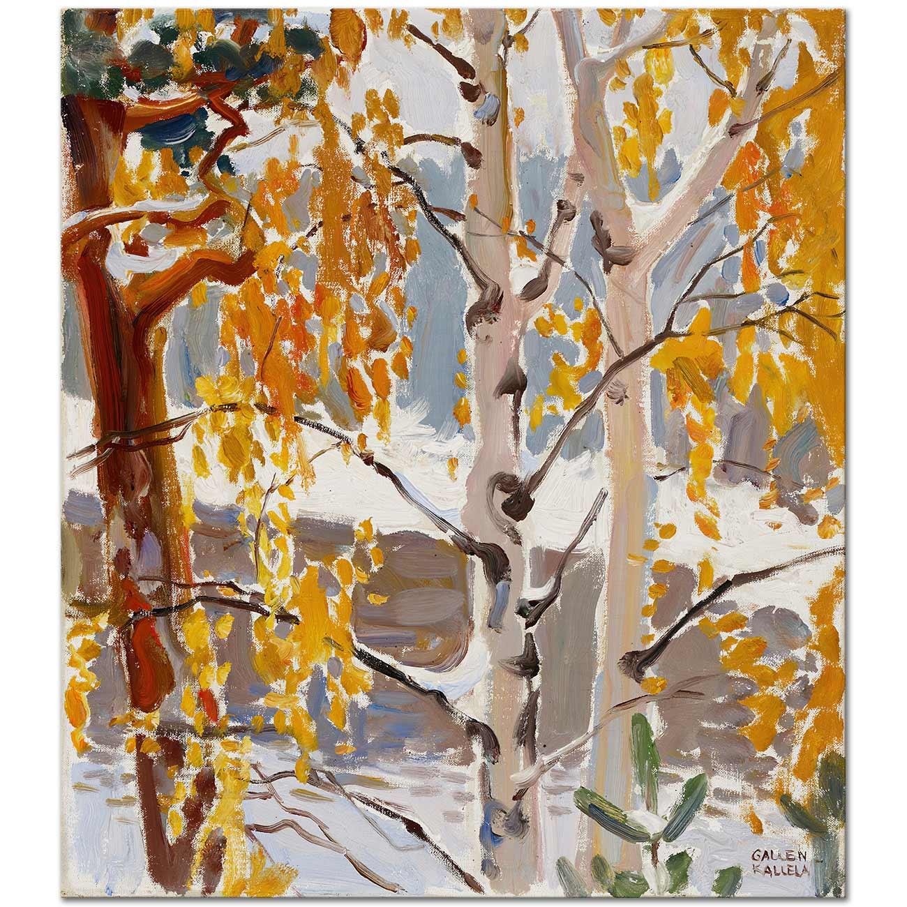 First Snow by Akseli Gallen Kallela