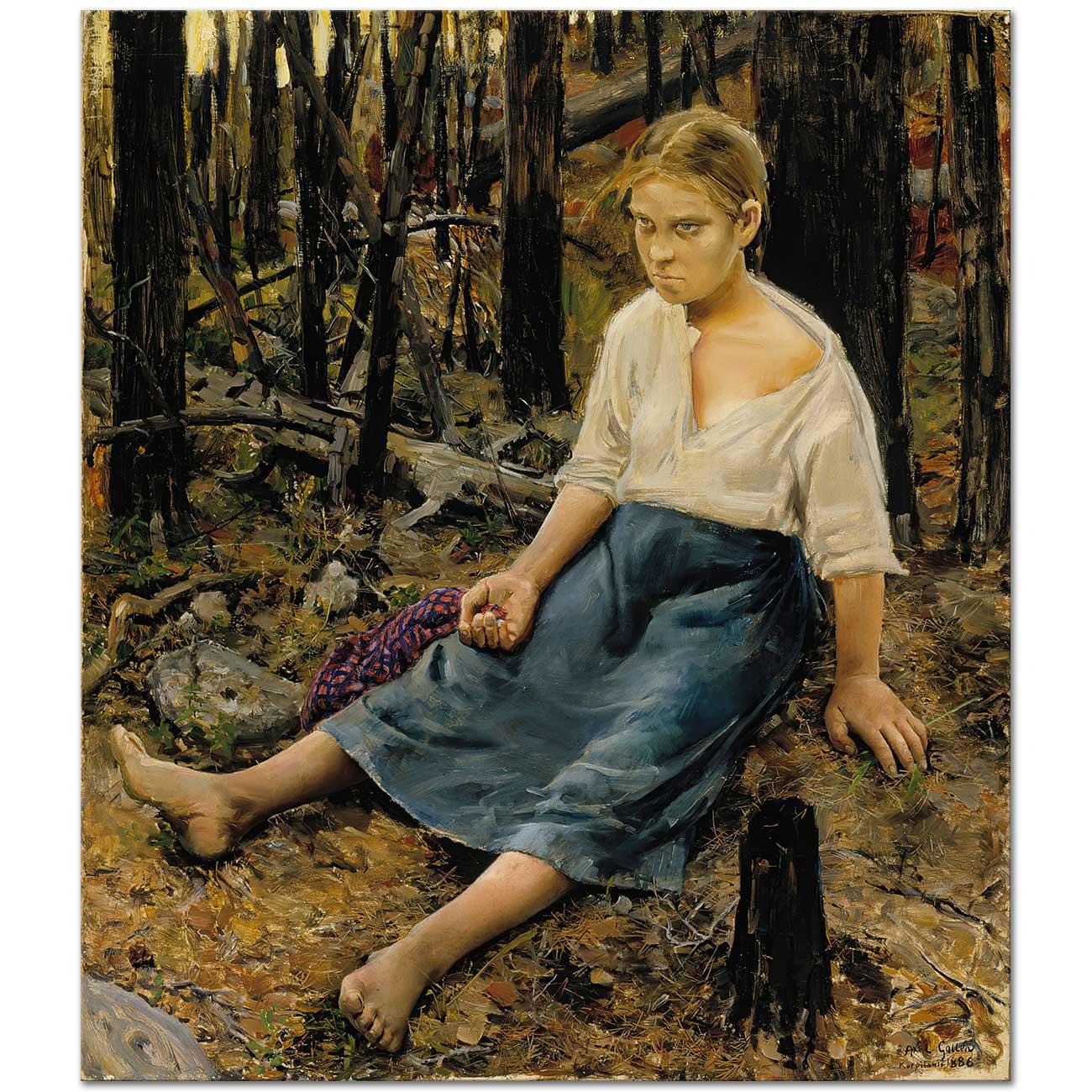 Lost by Akseli Gallen Kallela