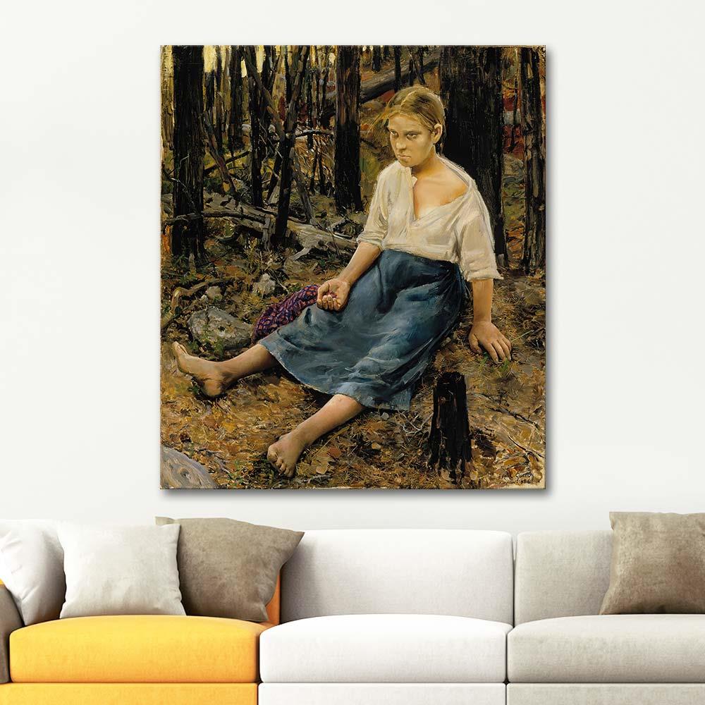 Akseli Gallen Kallela Lost Art Print