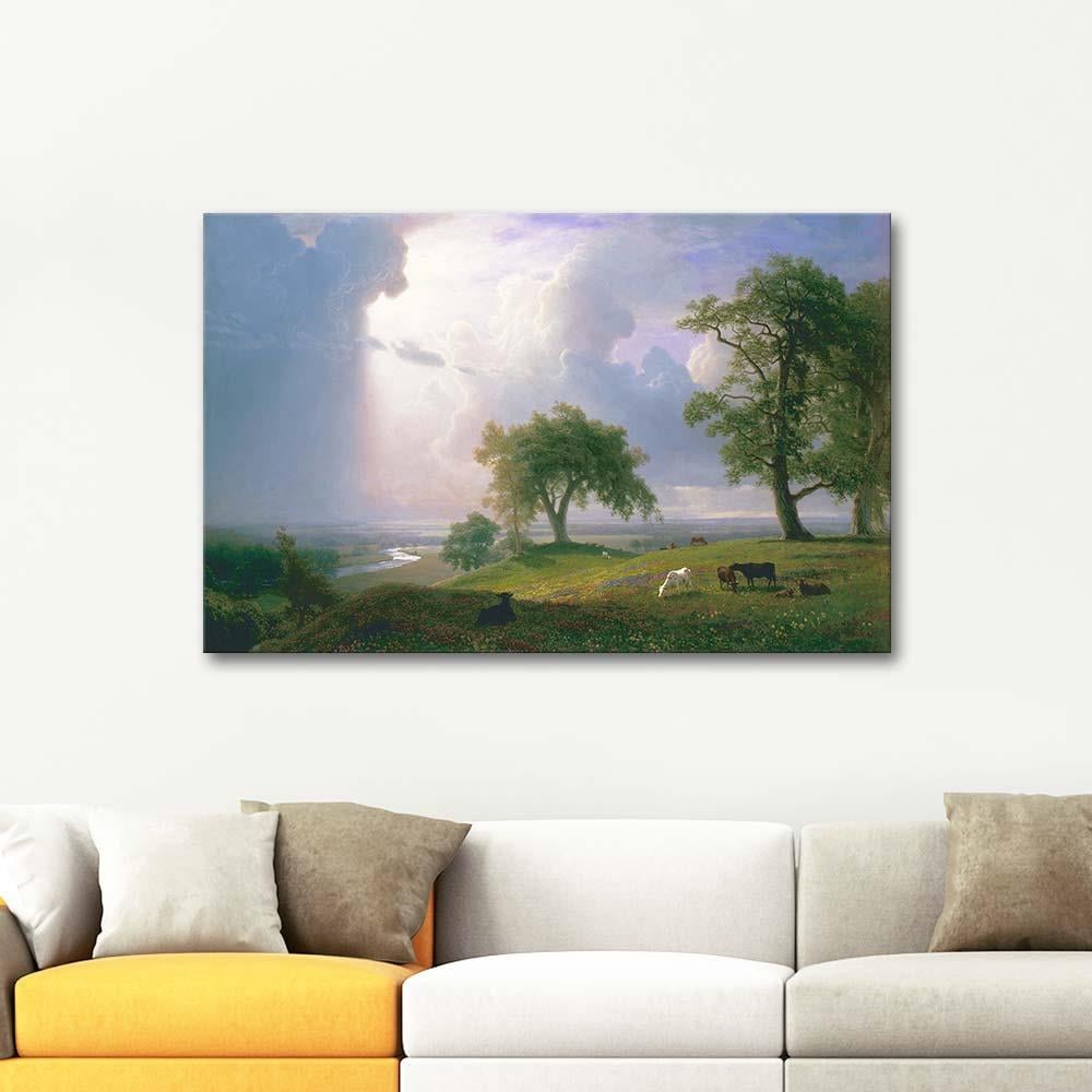 Albert Bierstadt Kaliforniya Baharı Kanvas Tablo