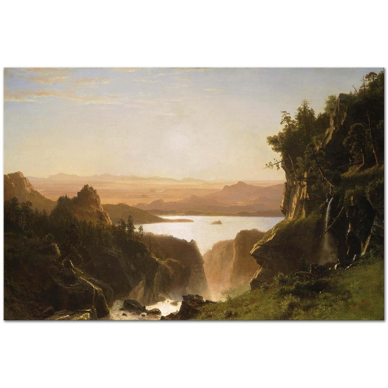 Island Lake, Wind River Range, Wyoming by Albert Bierstadt
